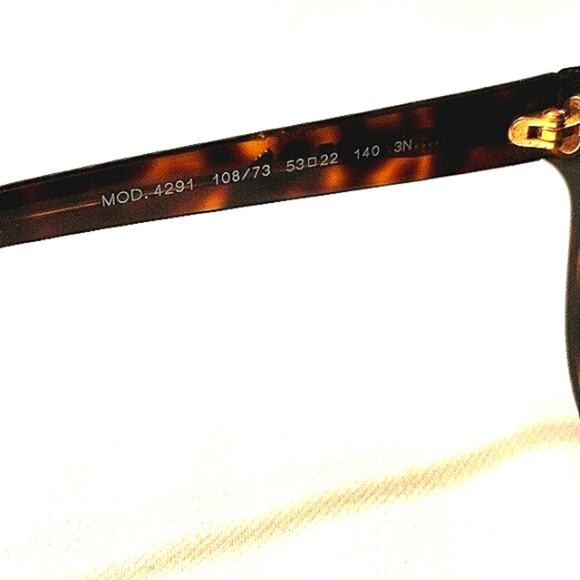 Versace Sunglasses BROWN Tortoiseshell Classic Luxe Designer Round Cat Eye $800 - Picture 9 of 14